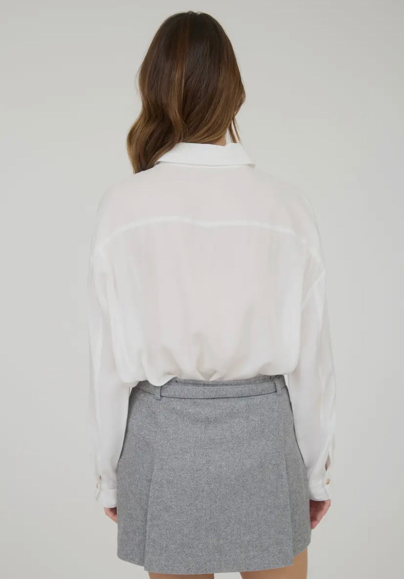 Maven Button Down Shirt | White