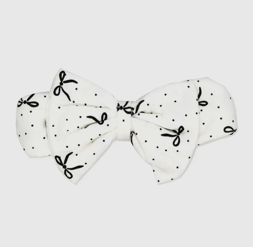 Girls 3 Piece Oversized Sweatshirt Set | Black Bows
