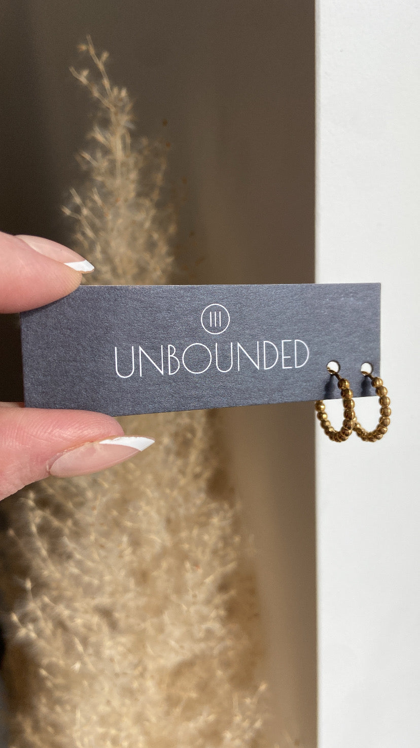 UNBOUNDED | Beaded Hoops