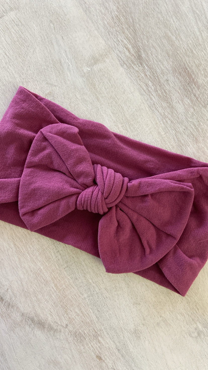 Soft Stretchy Baby Bow | Multiple Colour Options