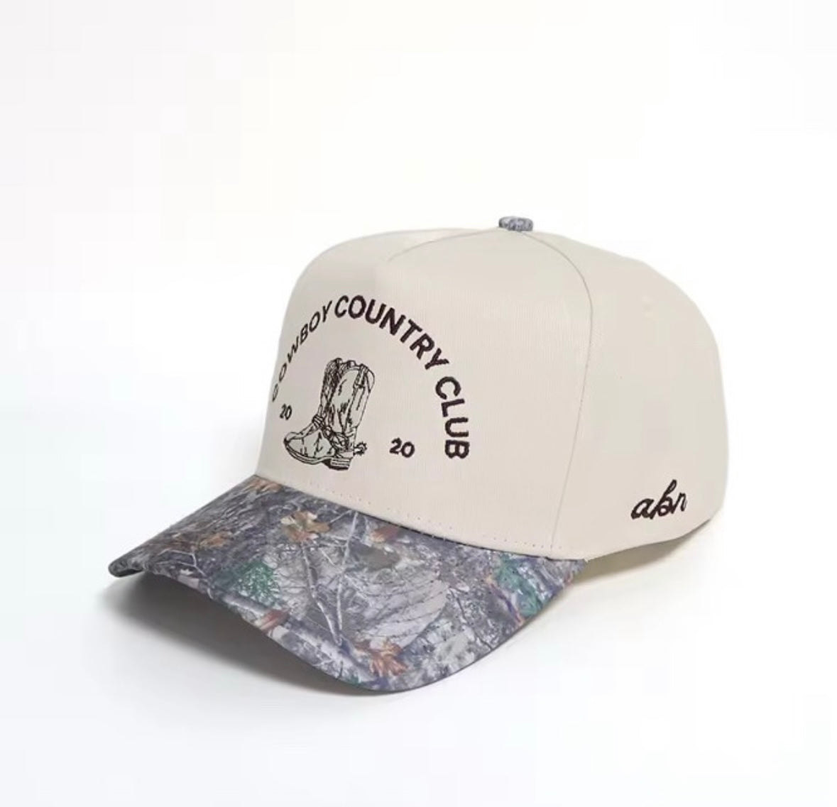 ABN Cowboy Country Club Trucker Hat | Cream/Camo