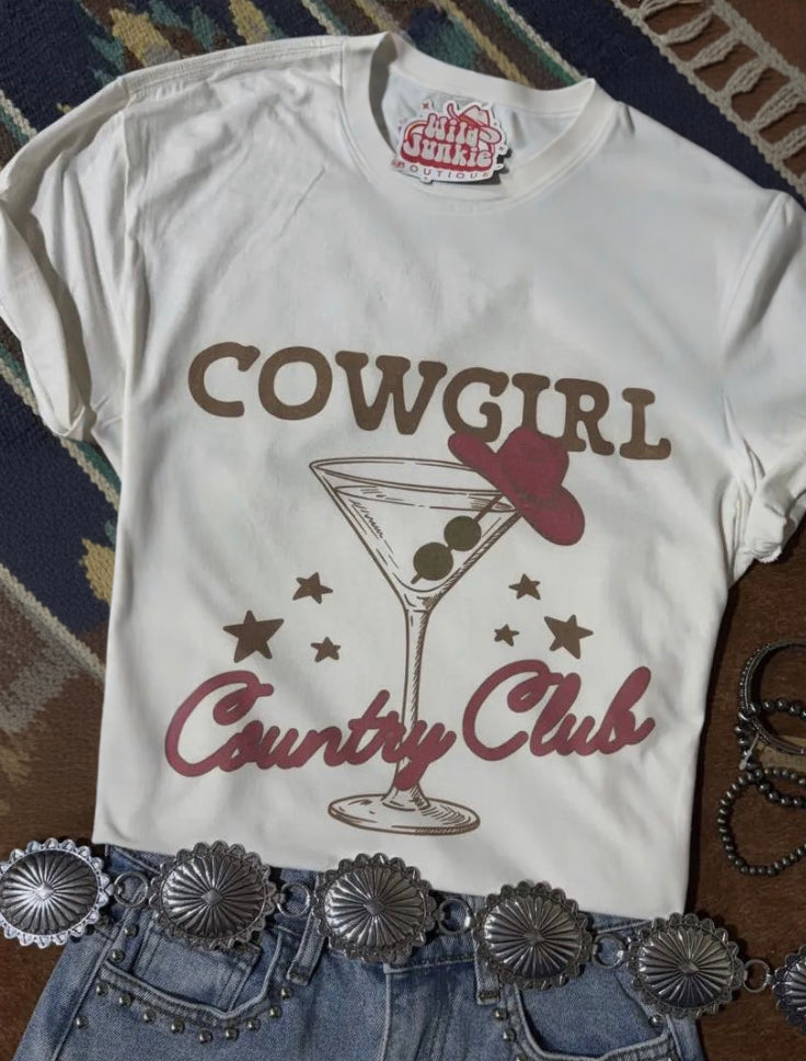 Cowgirl Country Club Tee