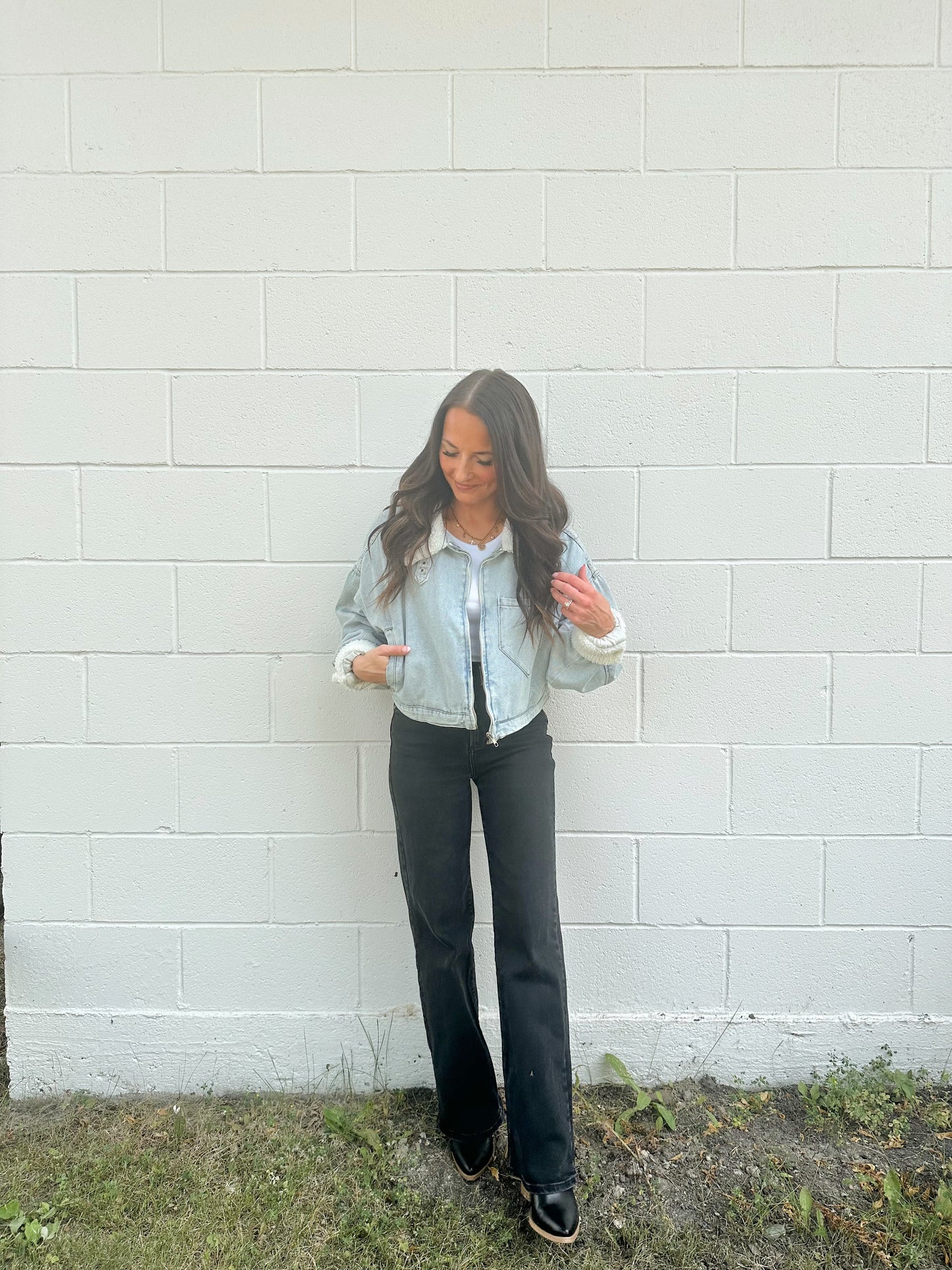 Stefani Sherpa Denim Jacket