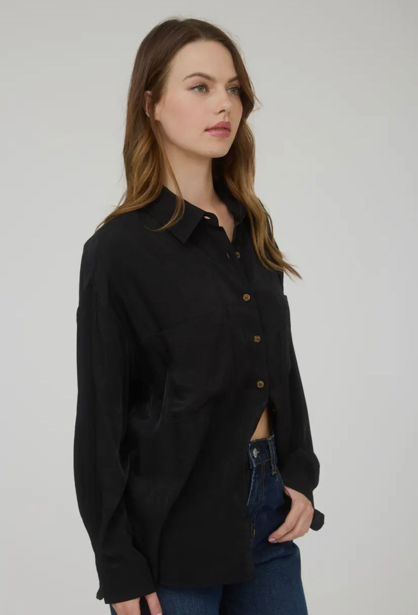 Maven Button Down Shirt | Black