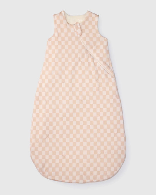 LOULOU LOLLIPOP | Pink Checkerboard Sleep Sack 1.0 TOG