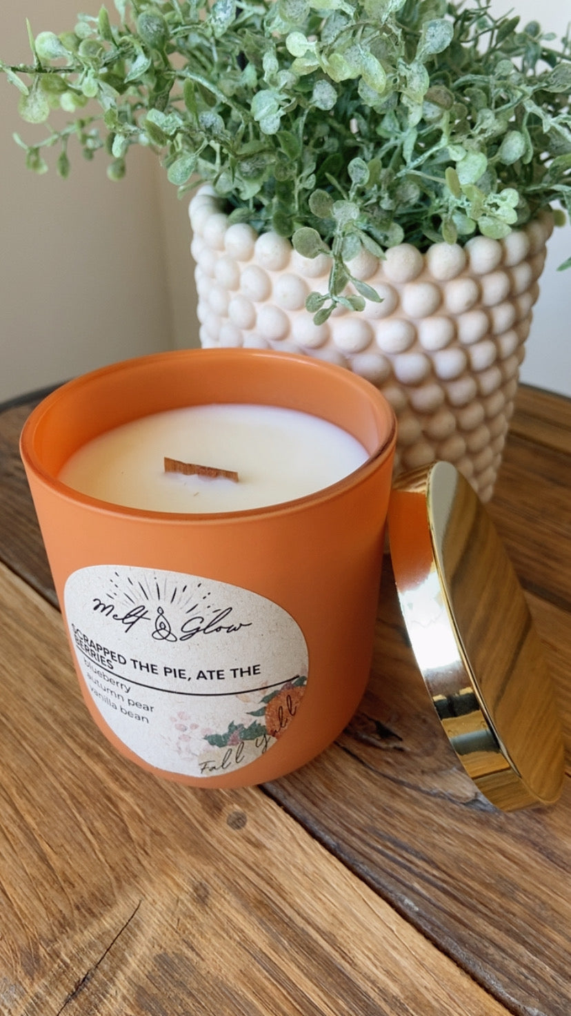 Melt & Glow | Scrapped The Pie, Ate The Berries | 10oz Candle