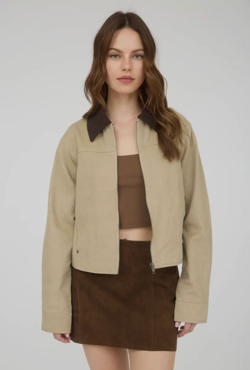 Greer Barn Jacket | Khaki