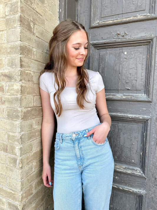 Double Layer Short Sleeve Top | 4 Colour Options