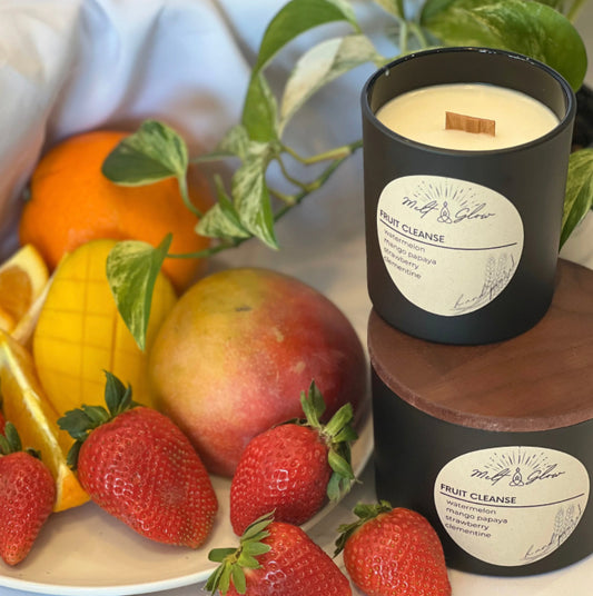 Melt & Glow | Fruit Cleanse | 8oz Candle