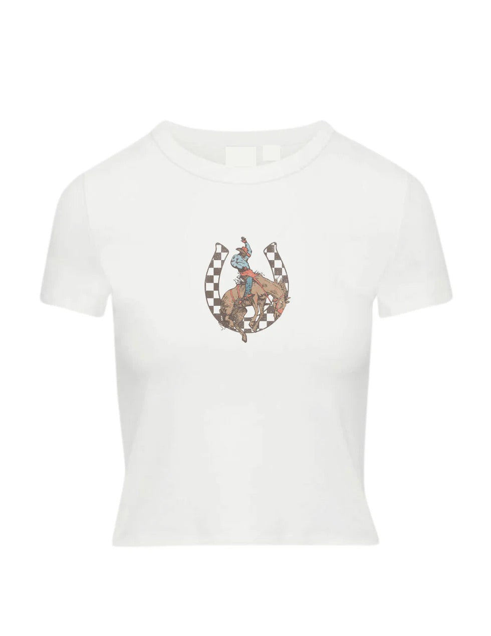 ABN Checkered Bronc Rodeo T-Shirt