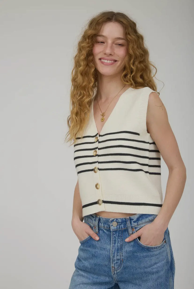 Pax Knit Top | Cream