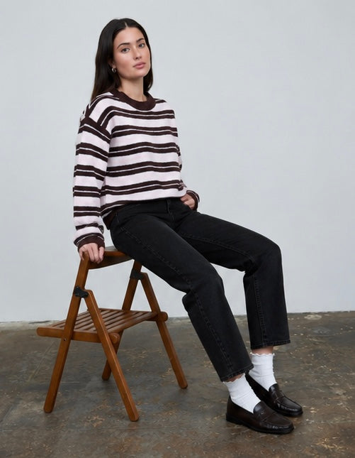 Montgomery Striped Knit | Brown
