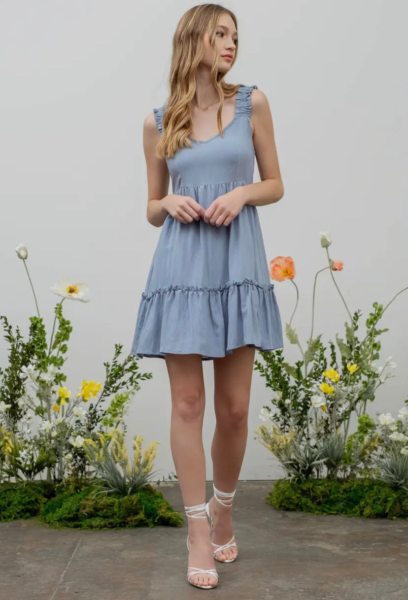Ellie V Neck Dress