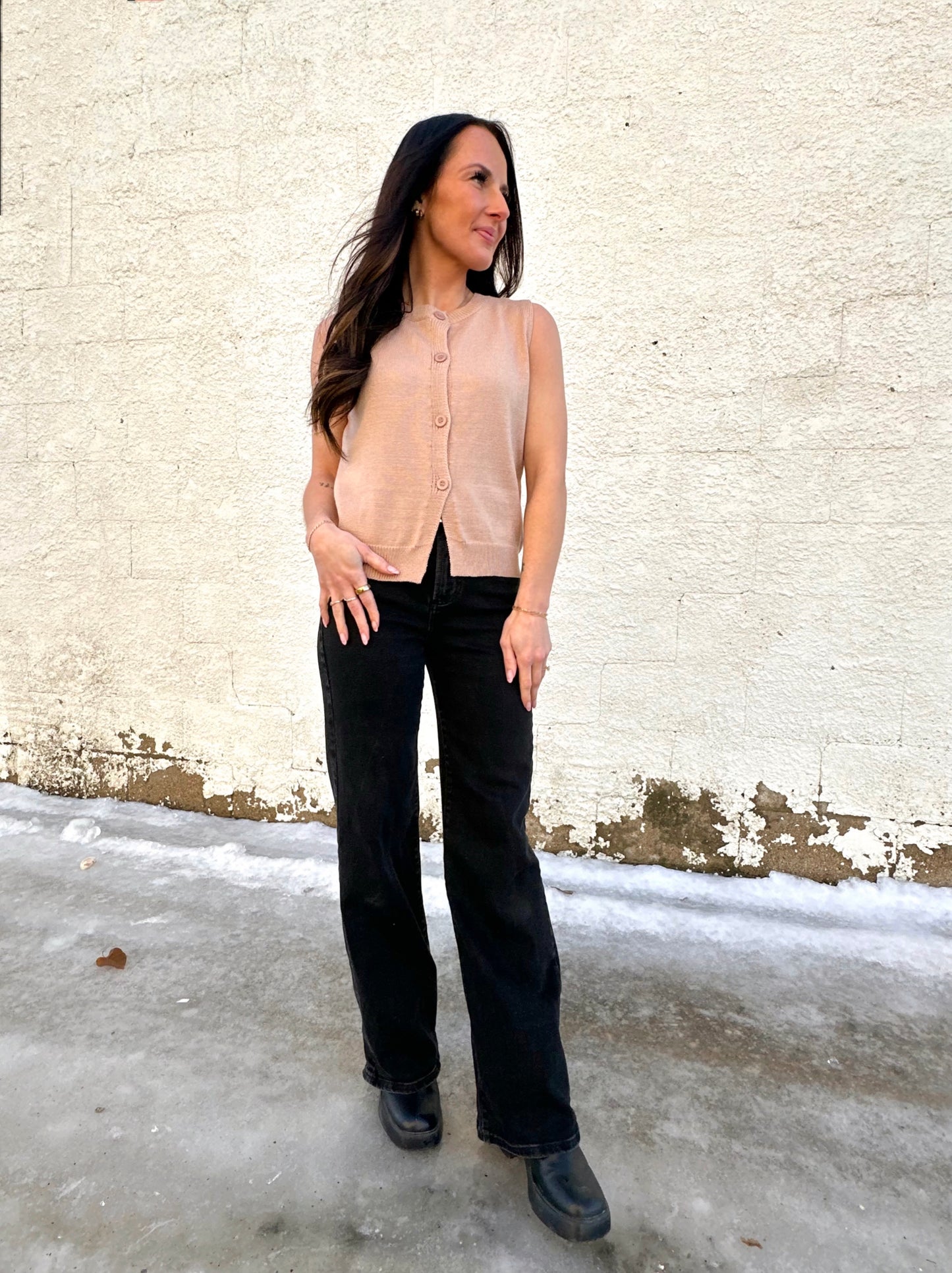 Leto Button Down Sweater Vest