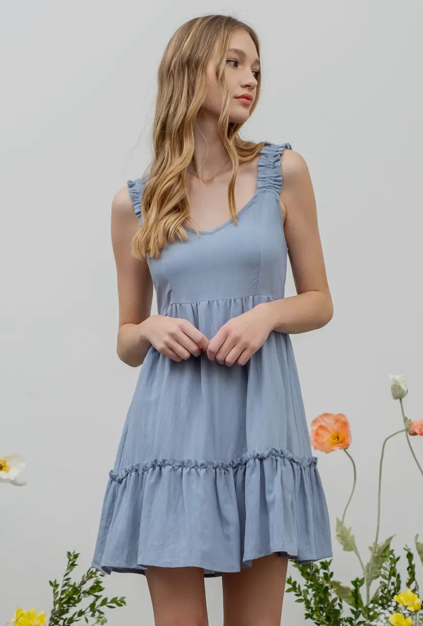 Ellie V Neck Dress
