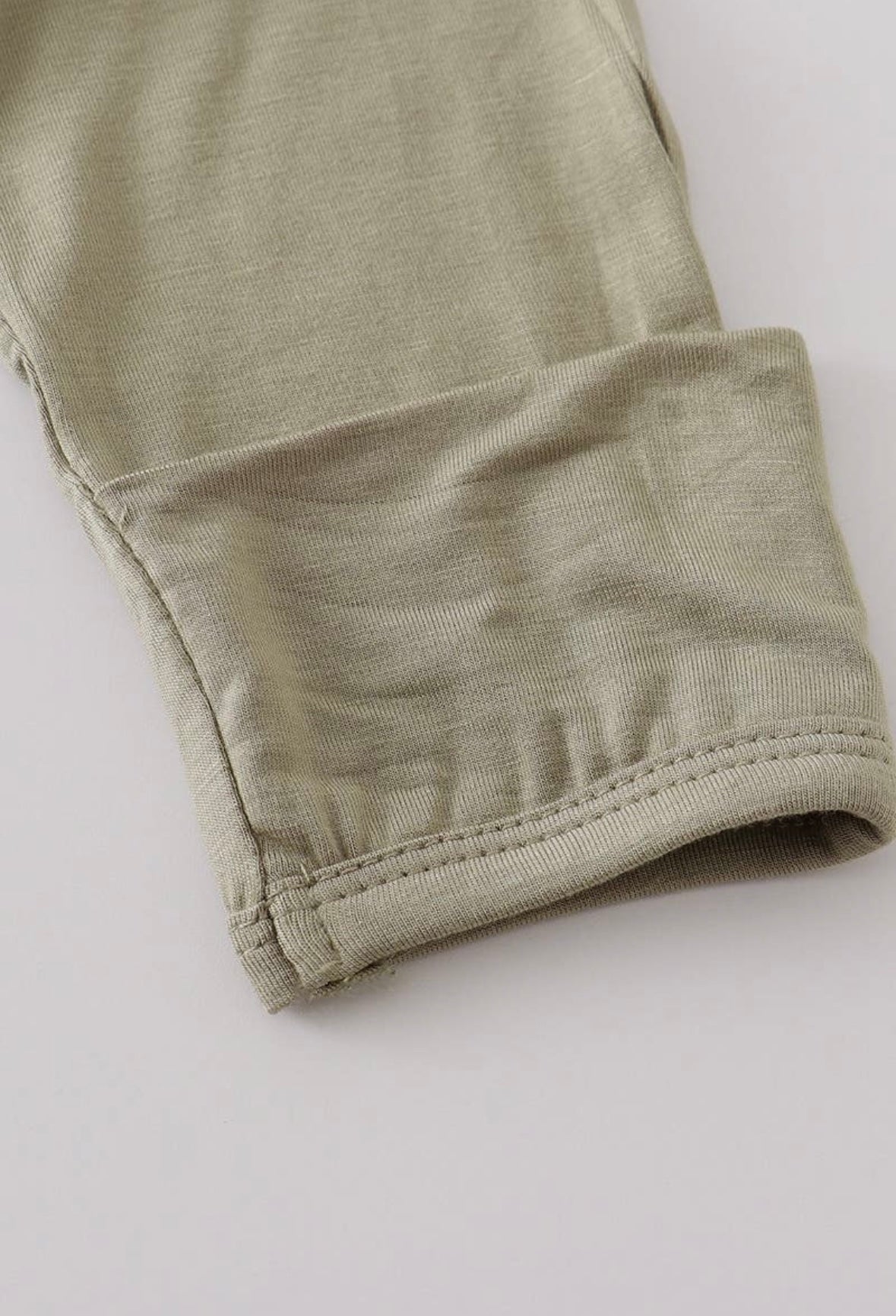 Bamboo Zipper Onesie | Sage