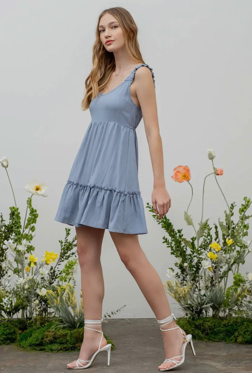 Ellie V Neck Dress