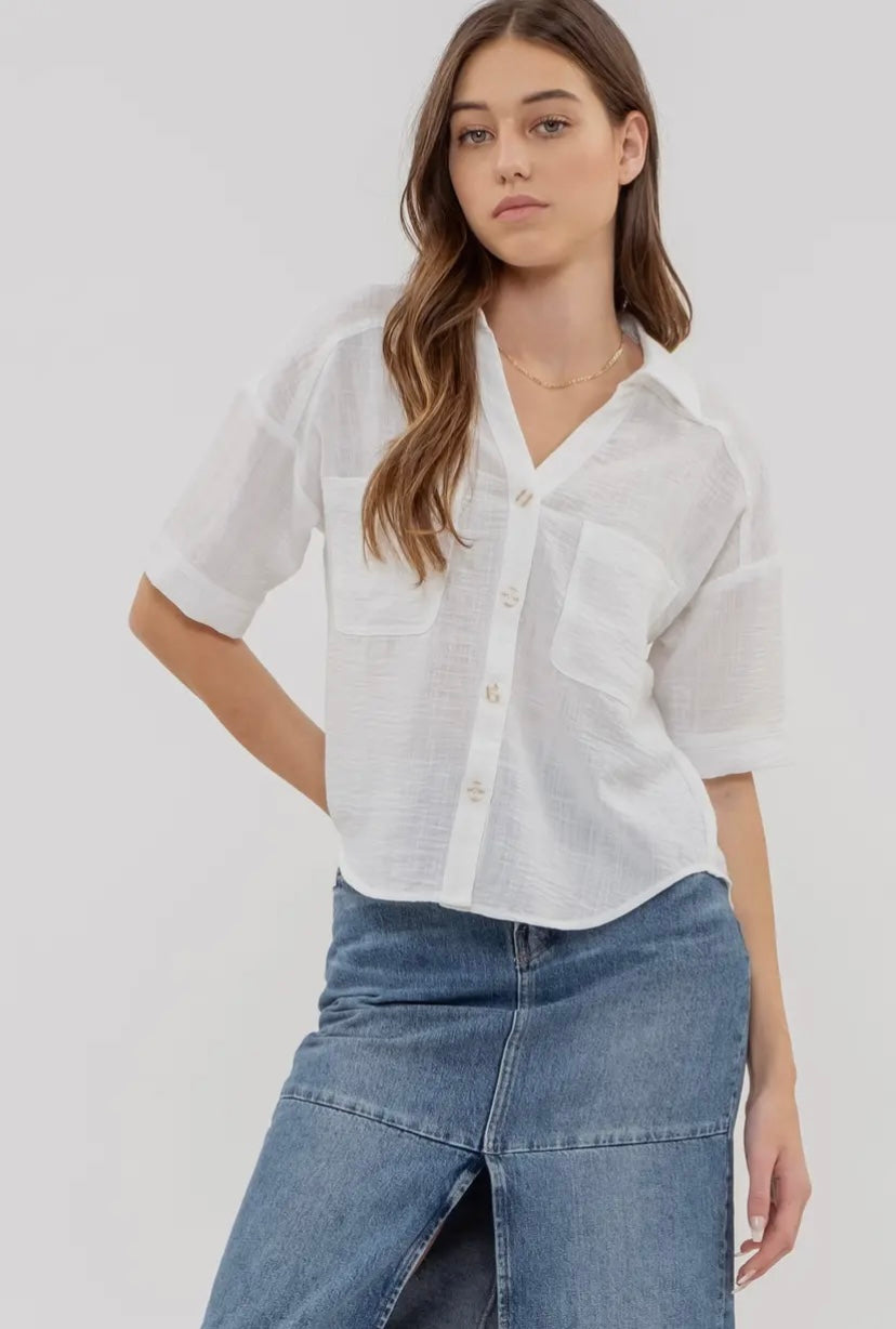 Sailor Short Sleeve Gauze | 3 Colour Options