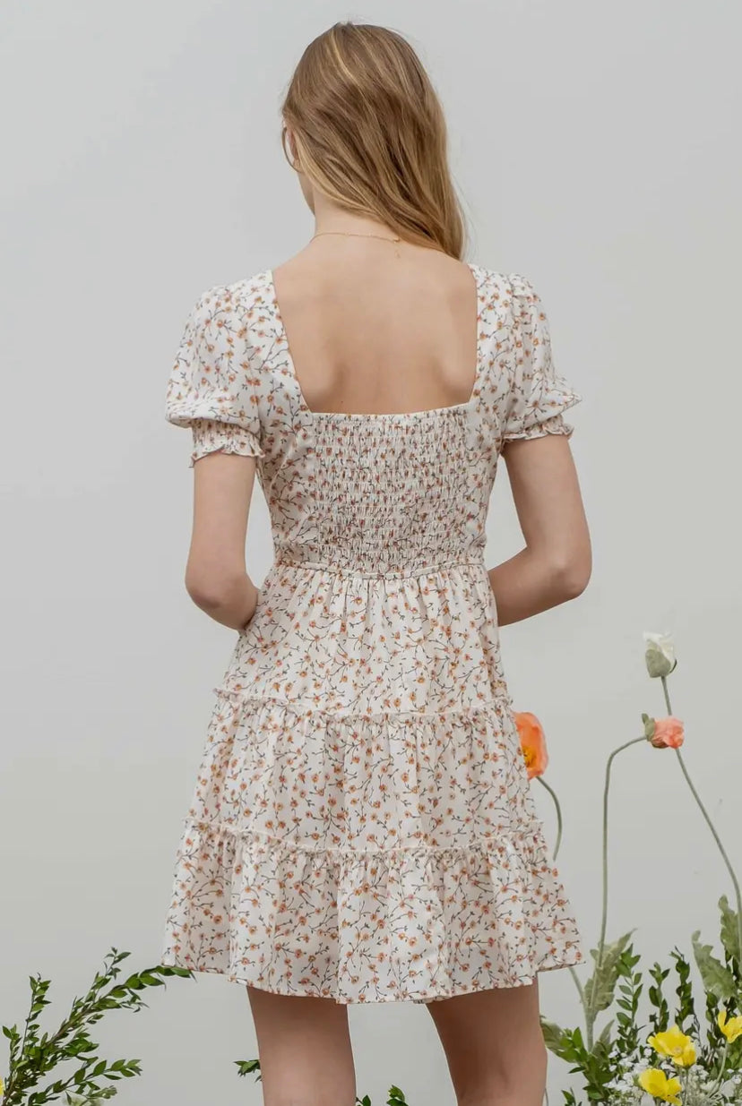 Blossom Tiered Mini Dress