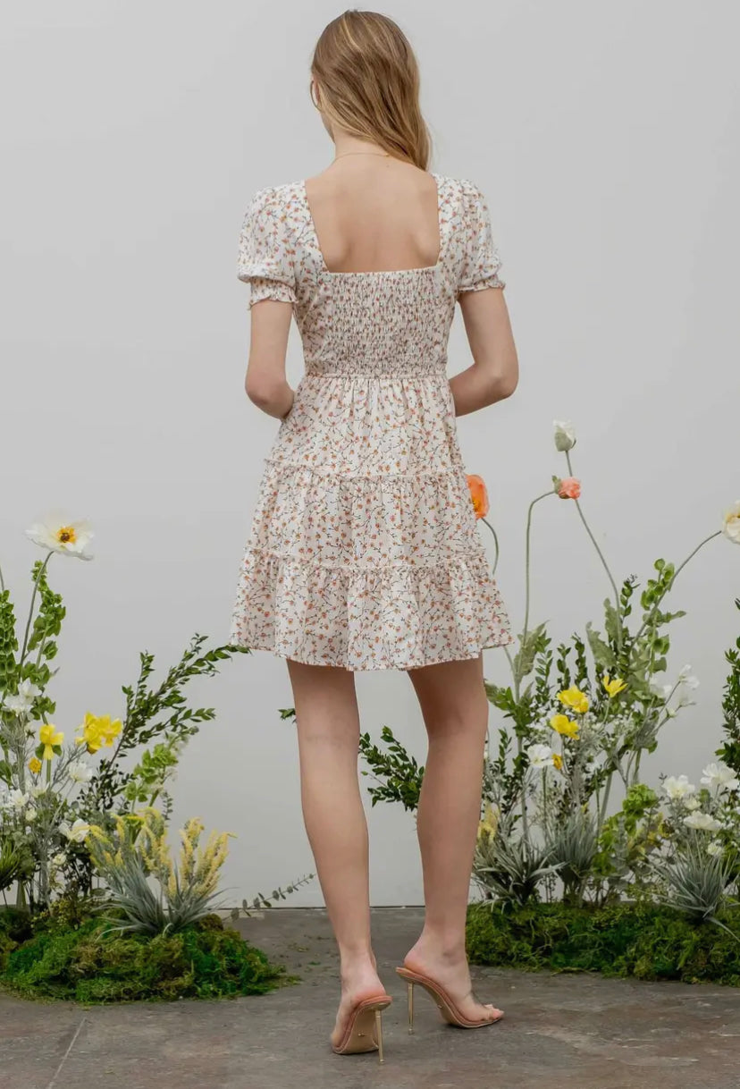Blossom Tiered Mini Dress