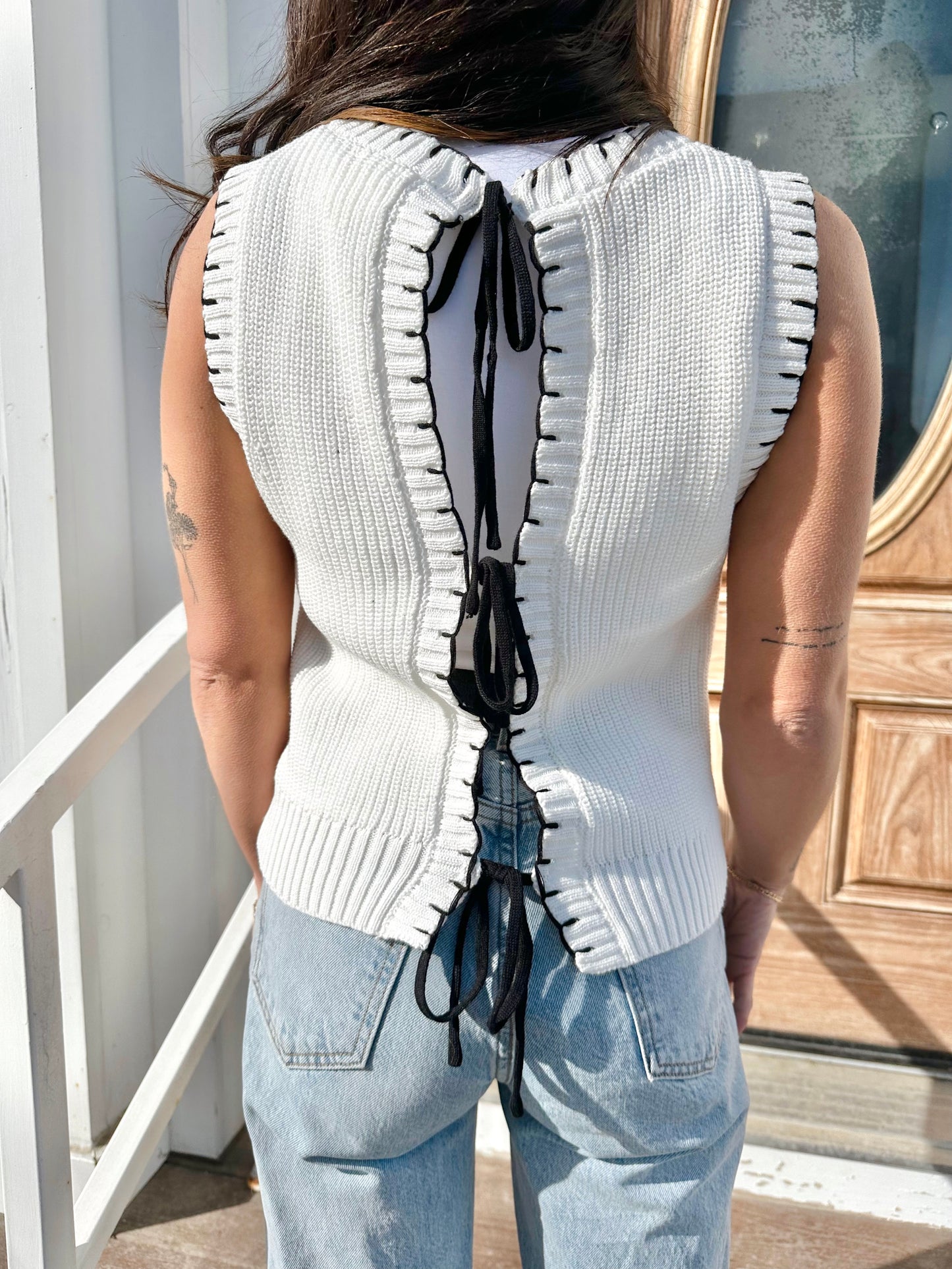 Gigi Reversible Bow Top