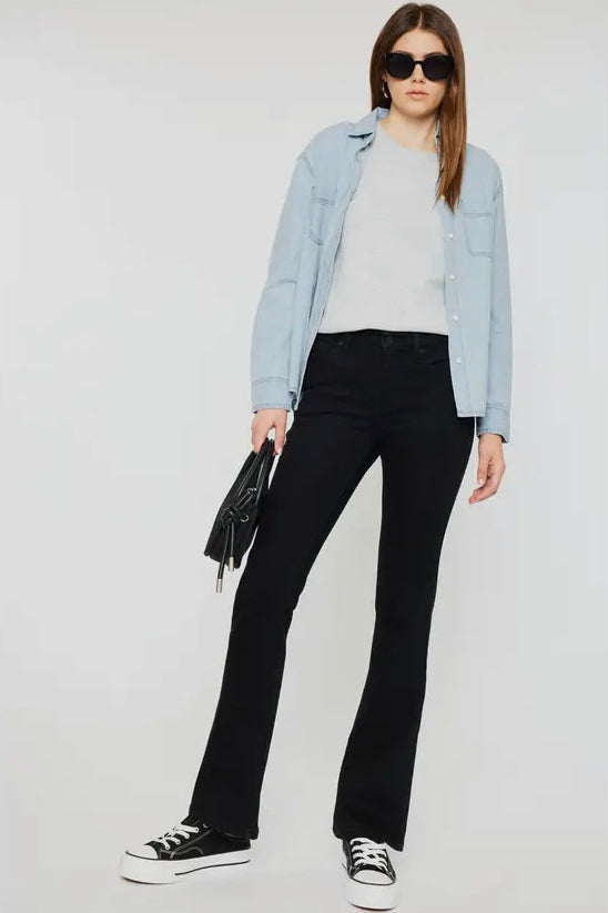 KAN CAN | Nikki Mid Rise Bootcut