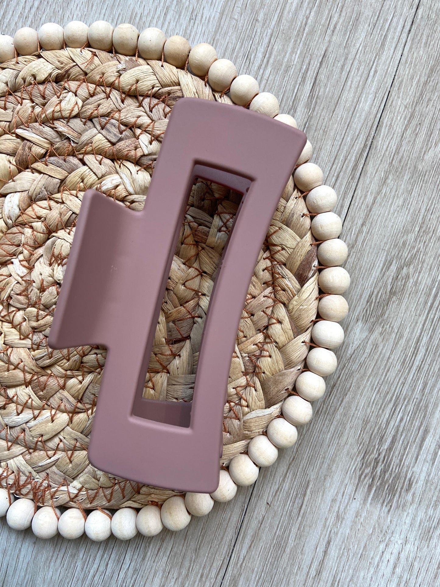 Matte Rectangle Hair Clip | Multiple Colour Options