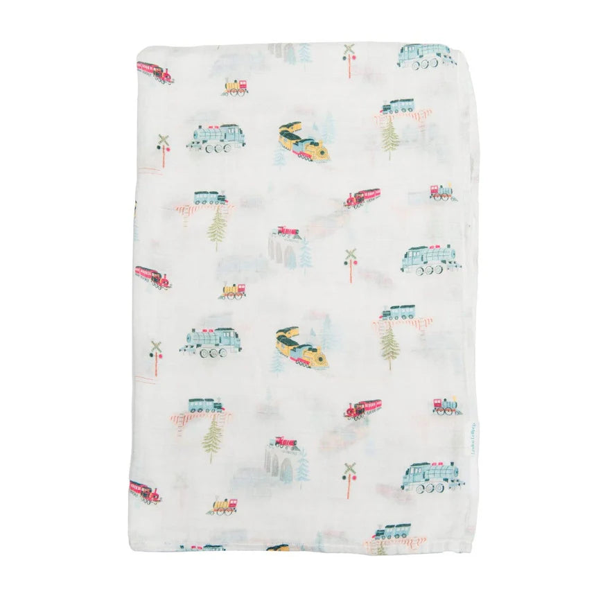 LOULOU LOLLIPOP | Muslin Swaddle | All Aboard