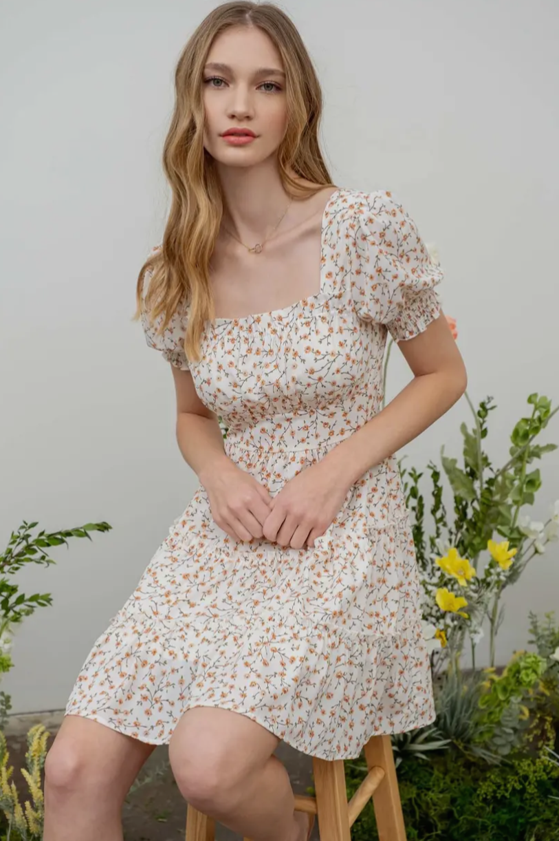 Blossom Tiered Mini Dress