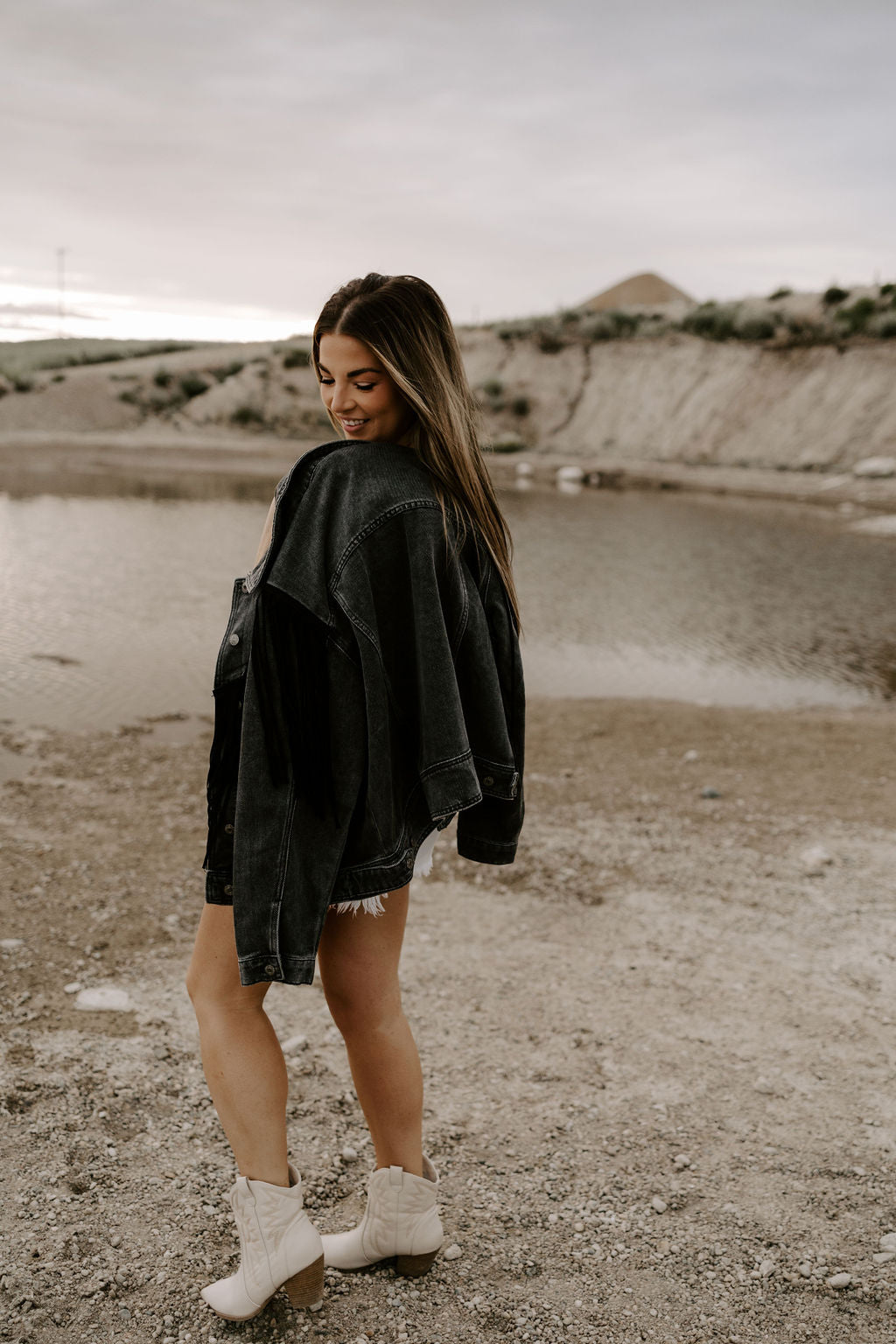 The Demo's Denim Tassle Jacket