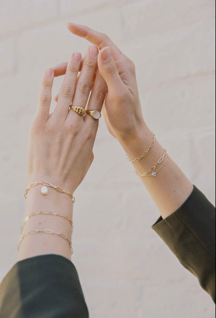 Lily Link Chain Bracelet