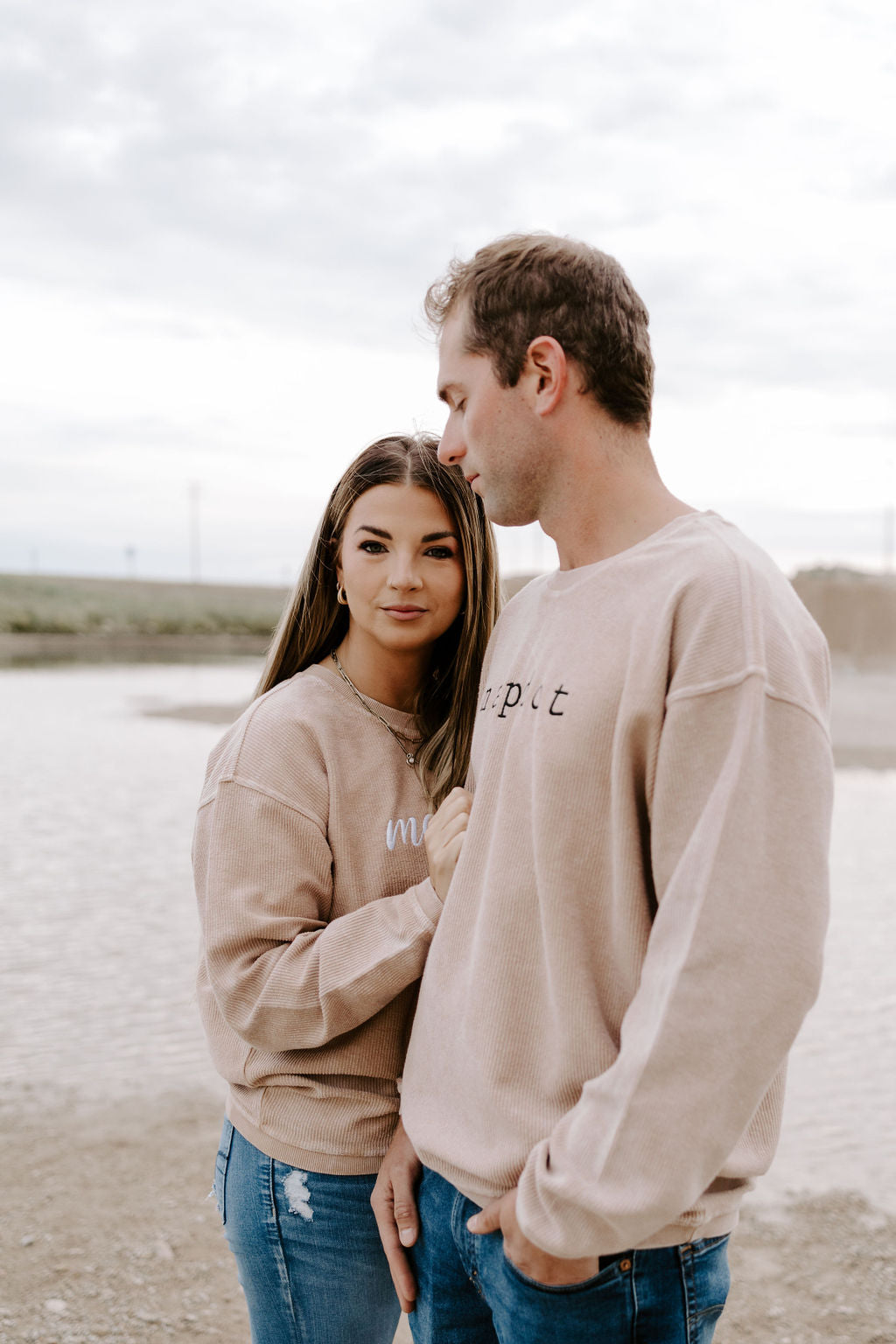 Unisex Mapdot Corded Crewneck - 2 Options