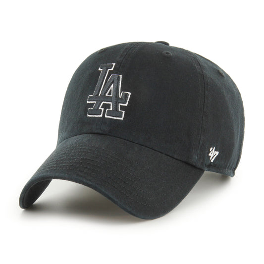 47 Brand MLB LA Clean Up Hat | Black/White