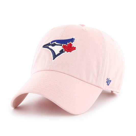 47 Brand MLB Blue Jays Clean Up Hat | Pink
