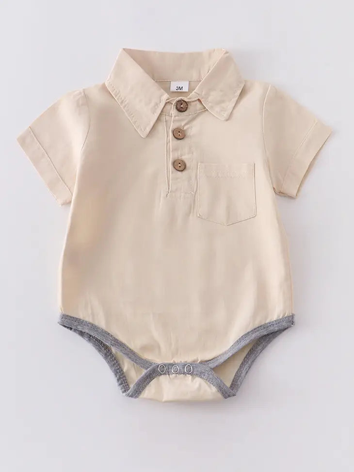 Collared Button Down Romper | 2 Colour Options