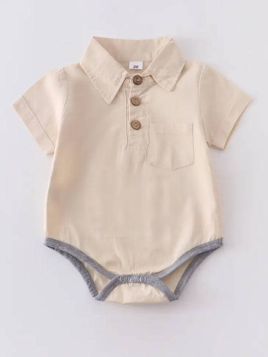 Collared Button Down Romper | 2 Colour Options