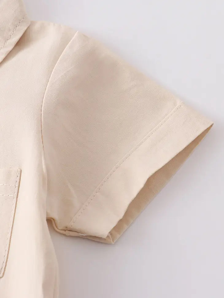 Collared Button Down Romper | 2 Colour Options