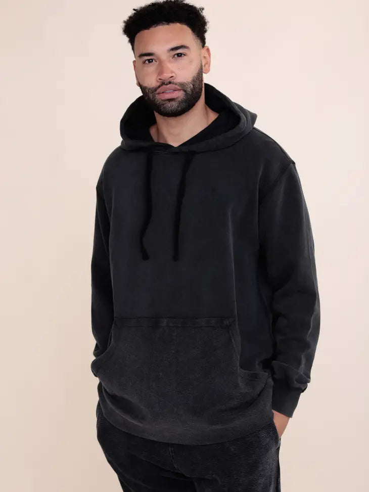 Mineral Wash Hoodie | Oversized Fit
