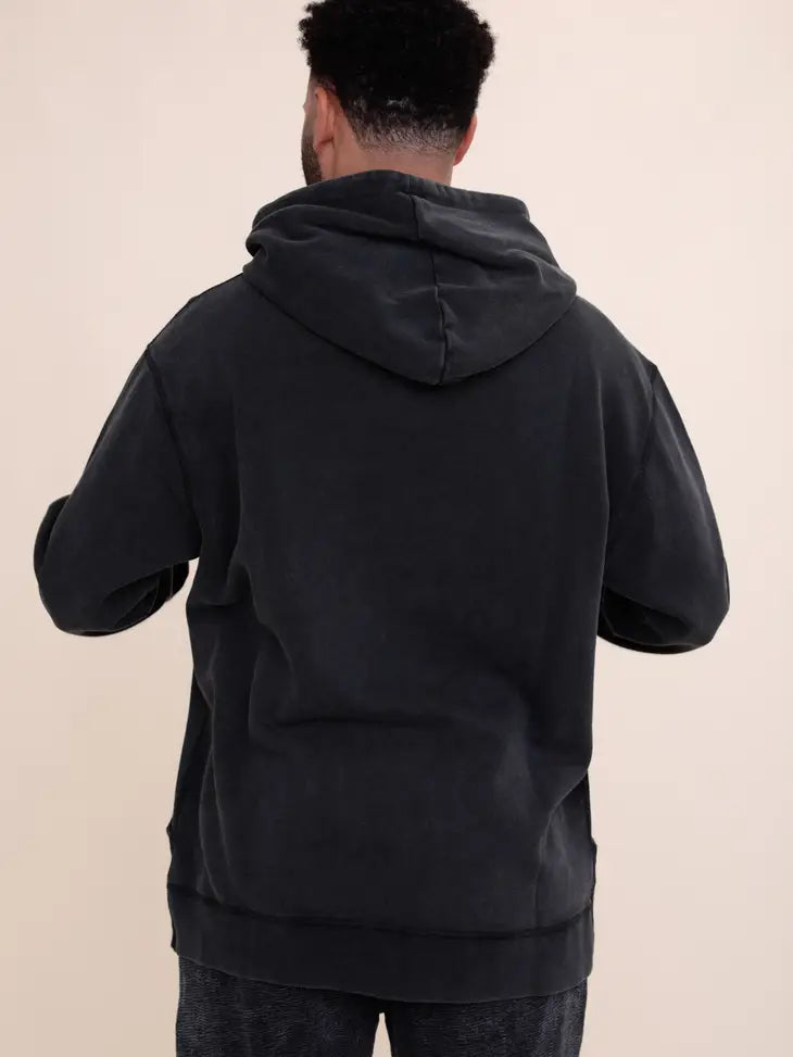 Mineral Wash Hoodie | Oversized Fit