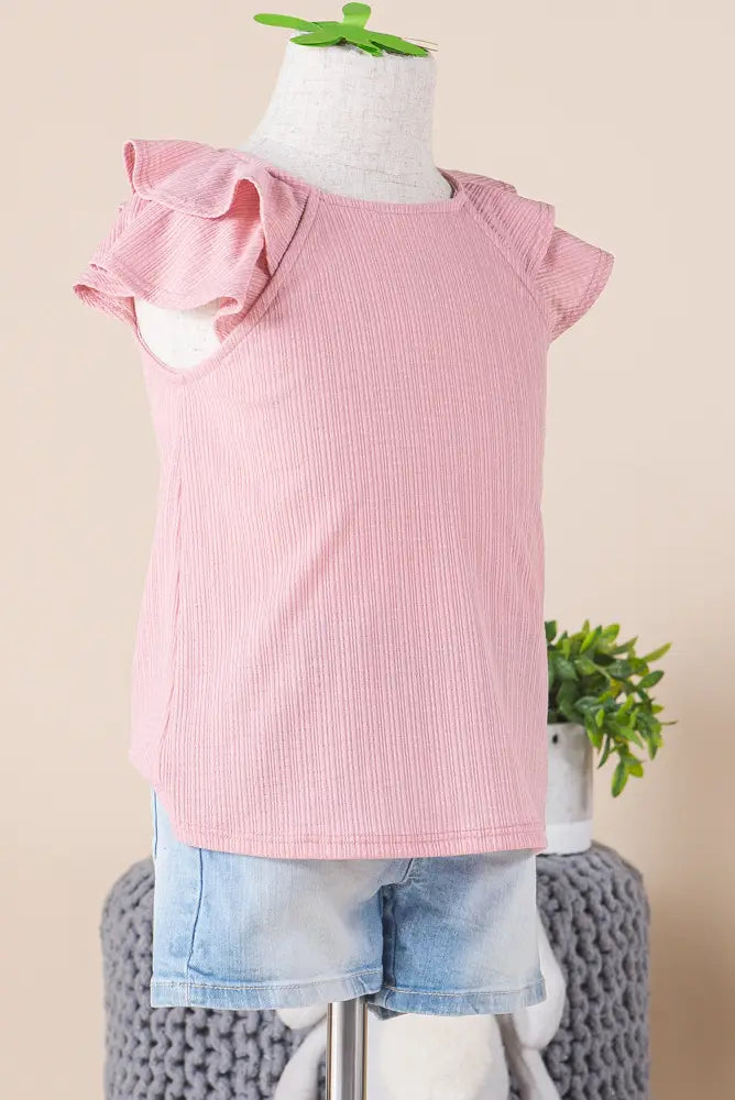 Des Ruffle Top
