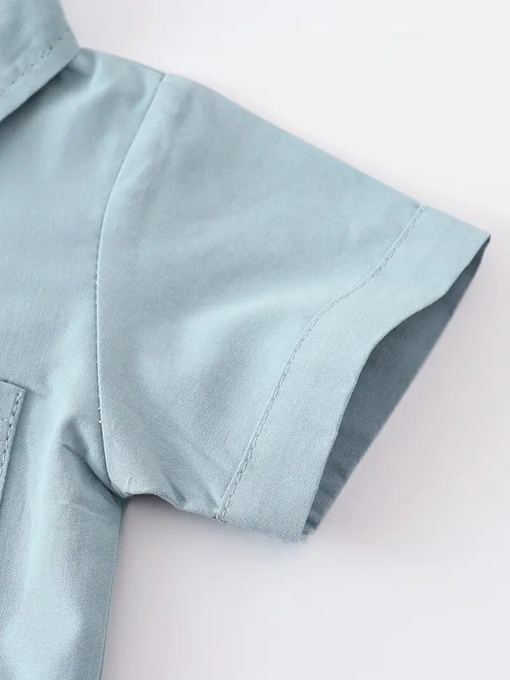 Collared Button Down Romper | 2 Colour Options