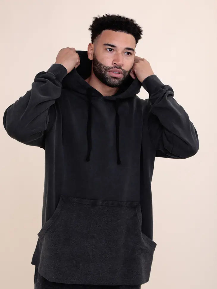 Mineral Wash Hoodie | Oversized Fit