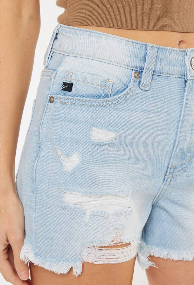 KAN CAN | Jessa High Rise Short LT Wash