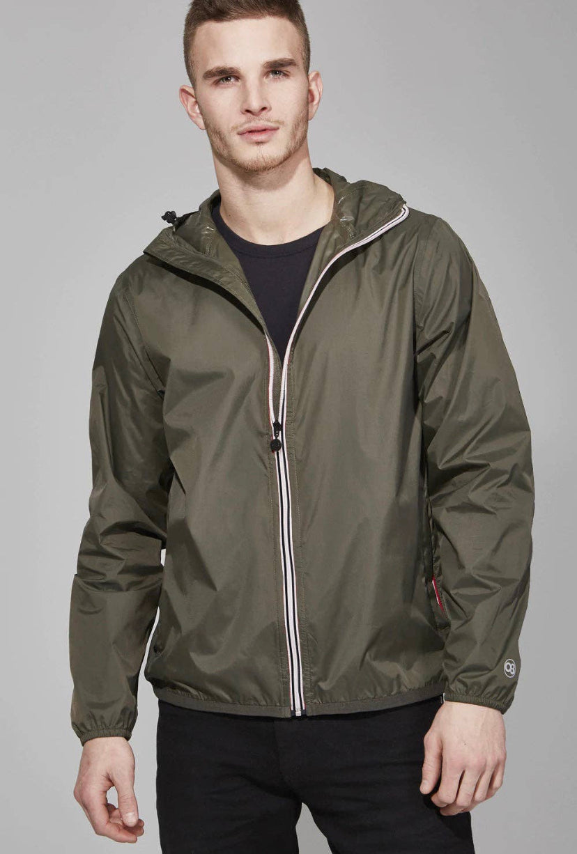 Full Zip Windbreaker | Olive