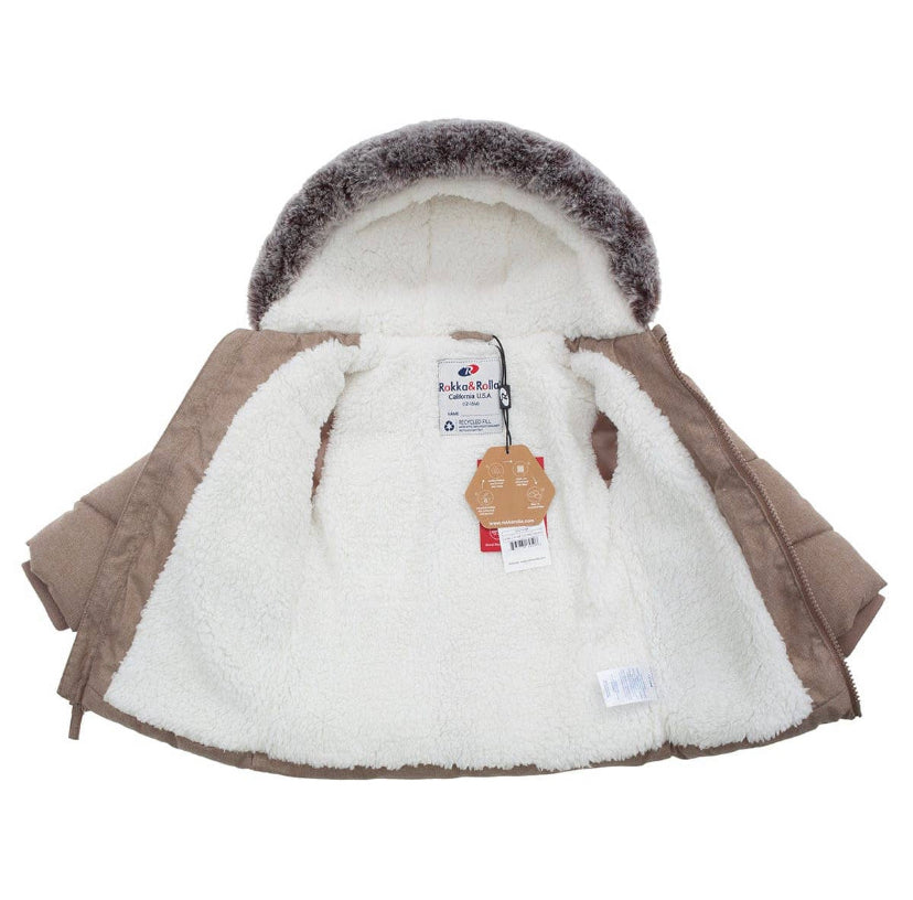 Sherpa Lined Puffer Jacket