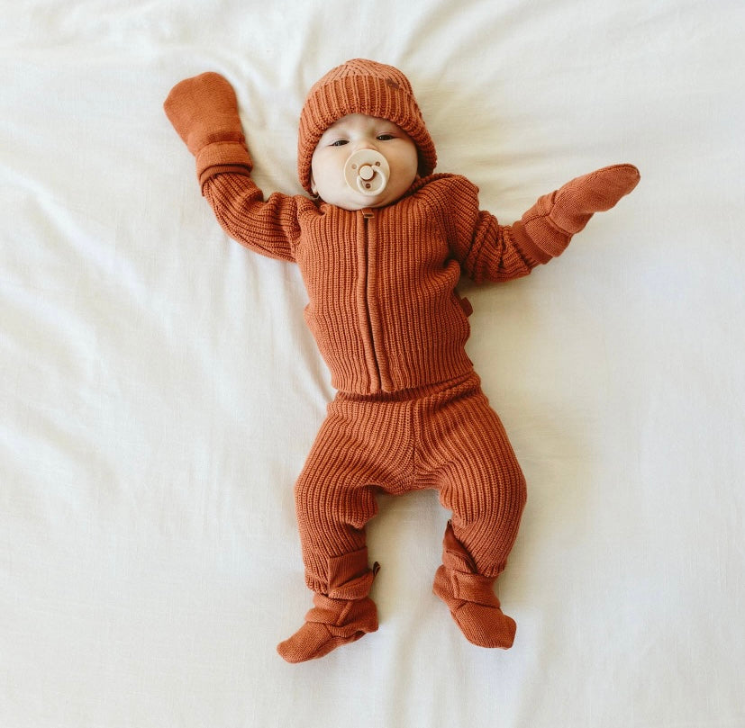 Organic Cotton Knit Hoodie
