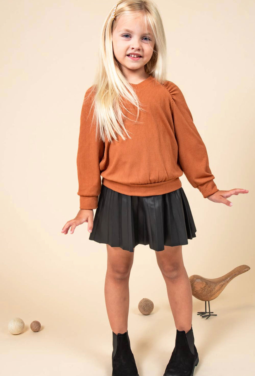 Long Sleeve Ribbed Top