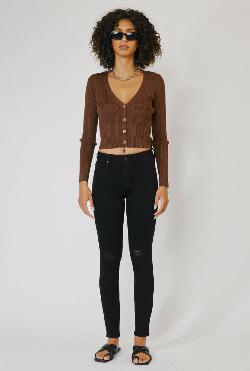 KAN CAN - Willow High Rise Distressed Skinny