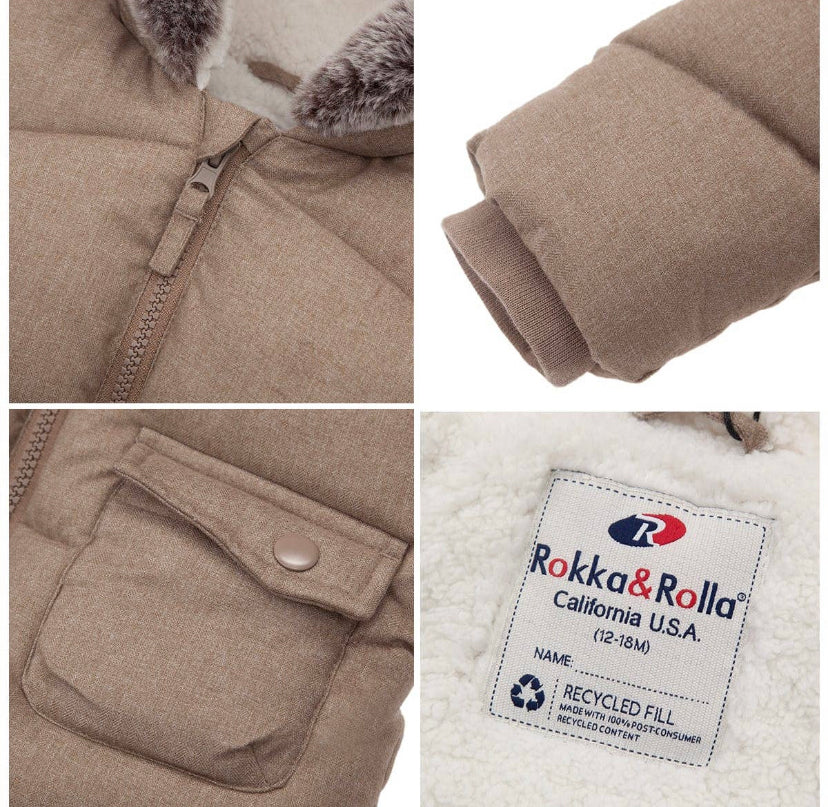 Sherpa Lined Puffer Jacket