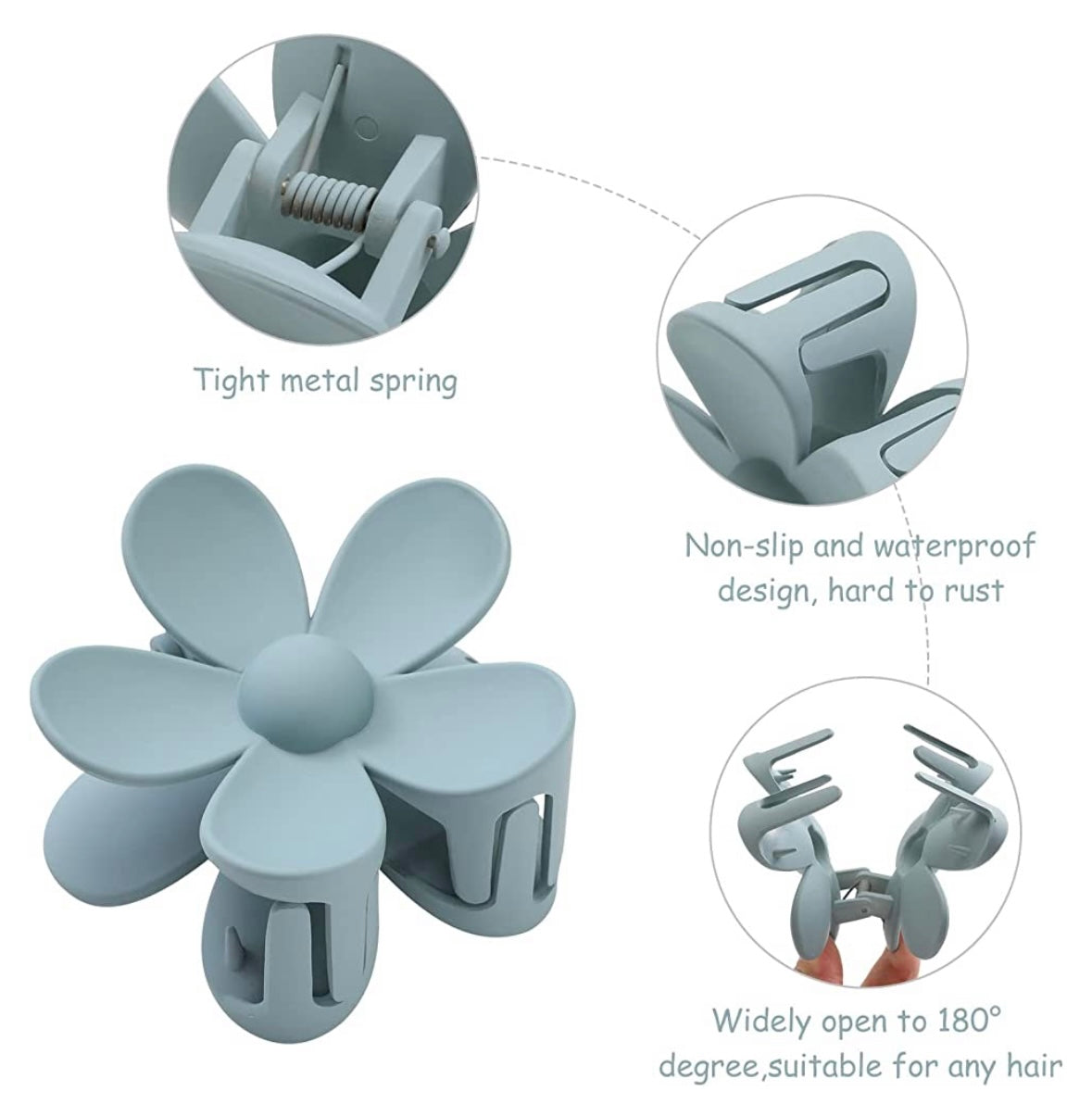 Flower Hair Clip | Multiple Colour Options